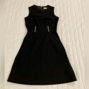 Calvin Klein A-Line Dress in Size 2 (S), Black